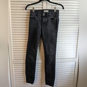 Madewell Faded Dark Gray Skinny Jeans
